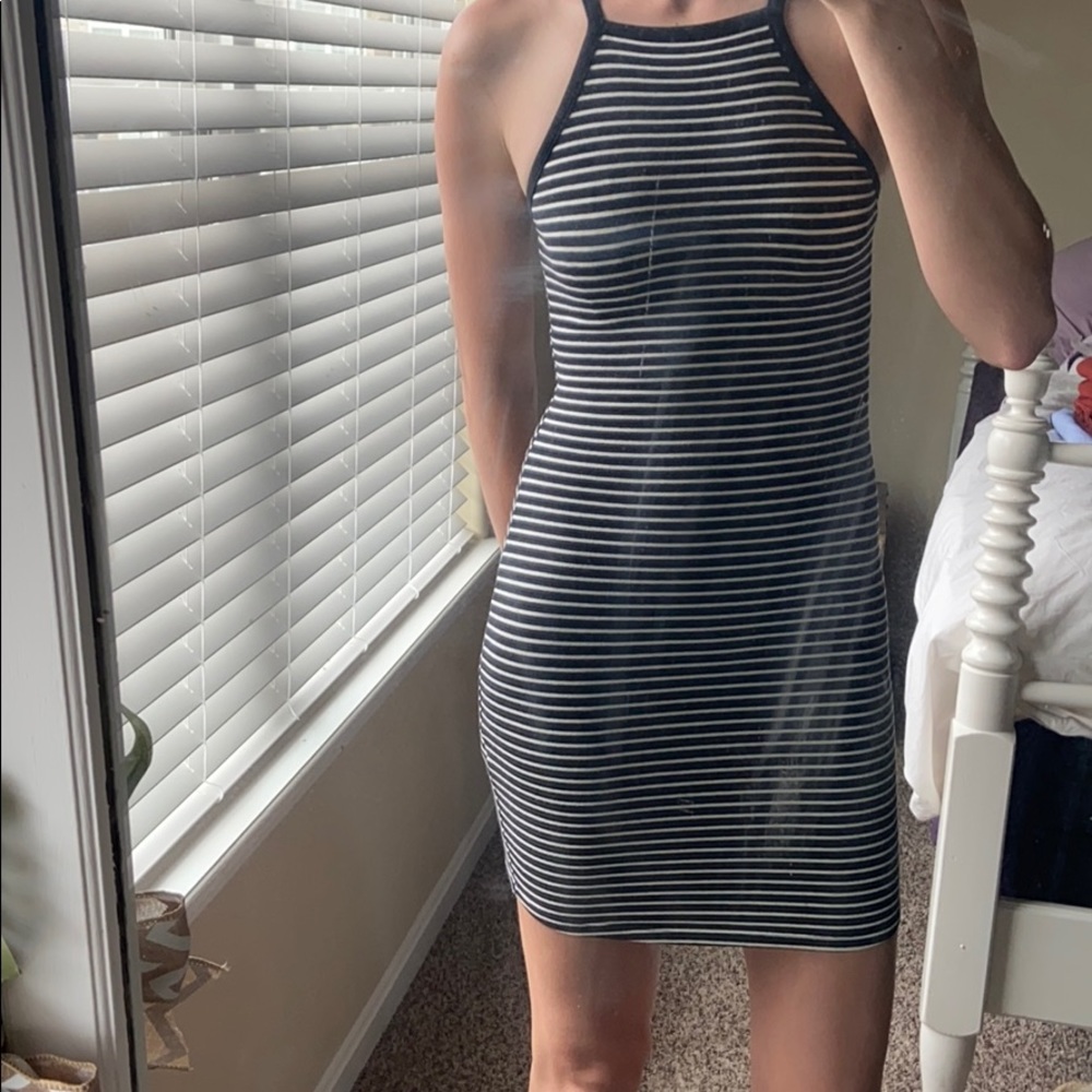 Express striped dress